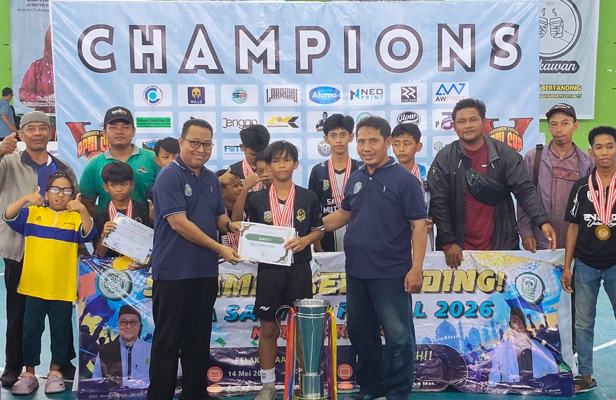 Liga Santri I 2026 BKPRMI Kota Tarakan Resmi Berakhir, Sabilul Muttaqin Raih Juara